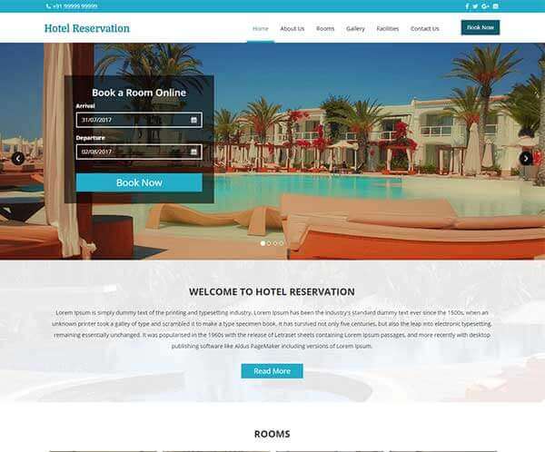 10 Best Hotel Website Designs Examples And Tips Fireart - Bank2home.com